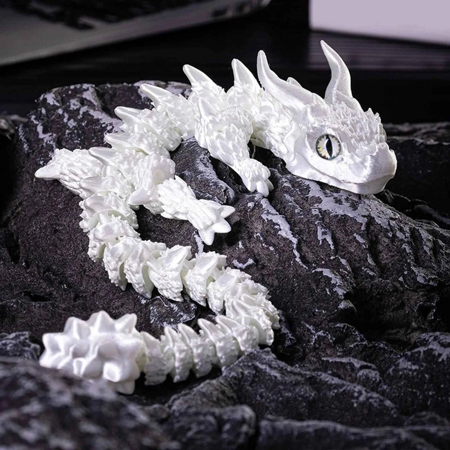 3d Printed Steam Technology Dinosaur Animal Toys Home Room Car Ornaments Joints Can Move Freely Steam Technology Flying Dragon - Pedlar's Attic