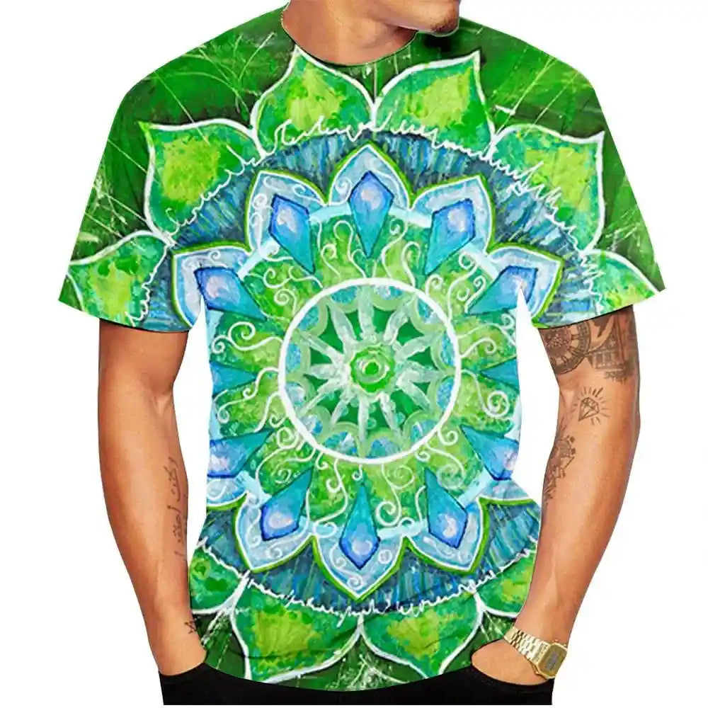Chelle's Garden – Bohemian Mandala 3D Tee