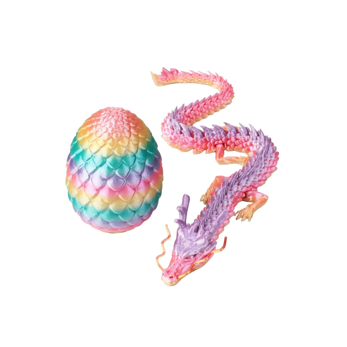 3D Printed Dragon with Egg - Pedlar's Attic