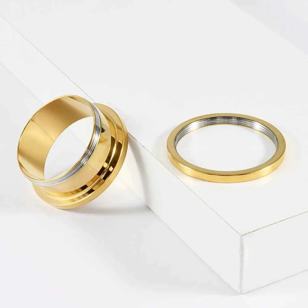 Pair Double Color Screw Ear Gauges - Pedlar's Attic