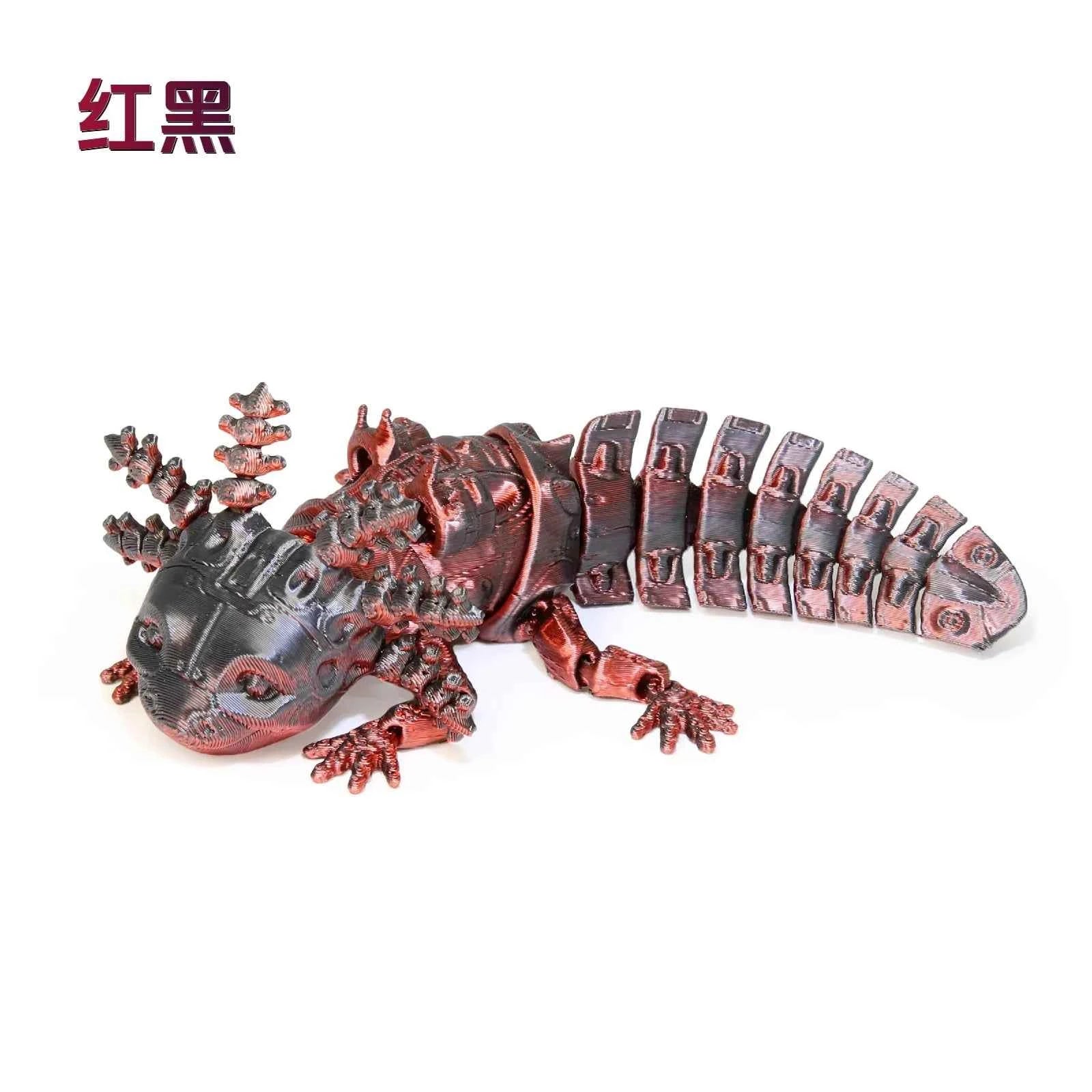 3D Animals Printed Articulated Axolotl - Pedlar's Attic