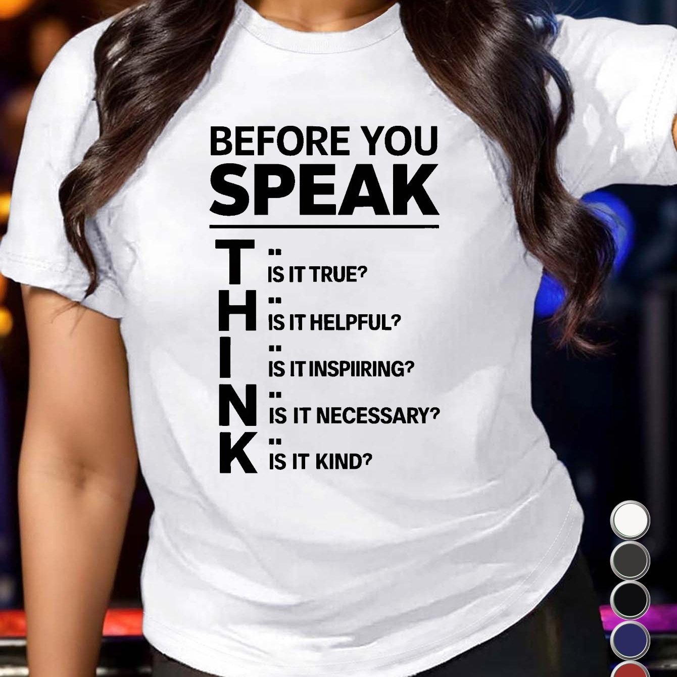 Fashionable Women's T-shirt - Comfortable, Loose And Round Neck, Suitable for All Seasons, Elegant And Casual Top, Local Delivery, A Must-have Summer Pure Cotton Party Style. Simple Women's T-shirt, Comfortable Style, Printed