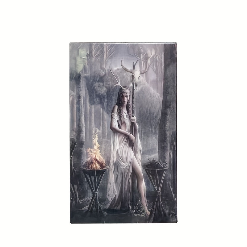 Runic Tarot Oracle Cards - Standard Edition, Strategy Board Game for Family Gatherings & Fortune Telling