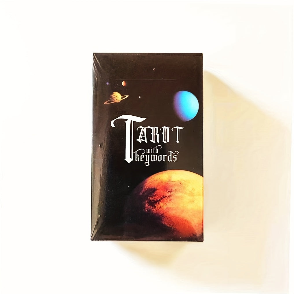 Tarot Card For Beginners With Meaning On Them, 78-Cards Pocket Size Tarot Learning Deck, Fortune Telling Game | Divination Cards With Electronic Guidebook, gaming gift
