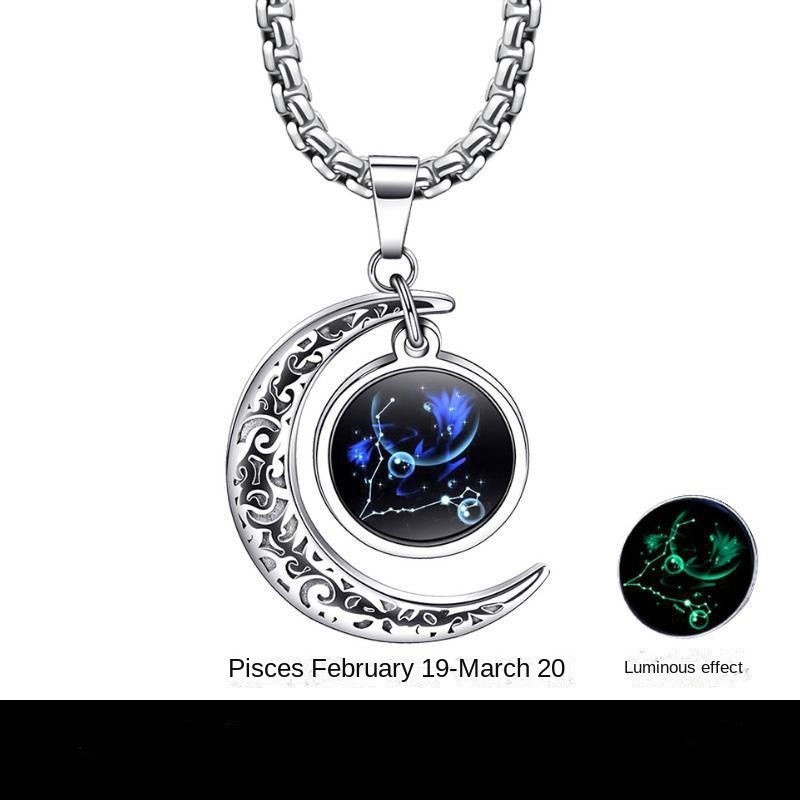 The Zodiac, Necklace for Men Stainless Steel Mens Necklaces Set Jewelry Gifts With Chain And Pendant, Multiple styles