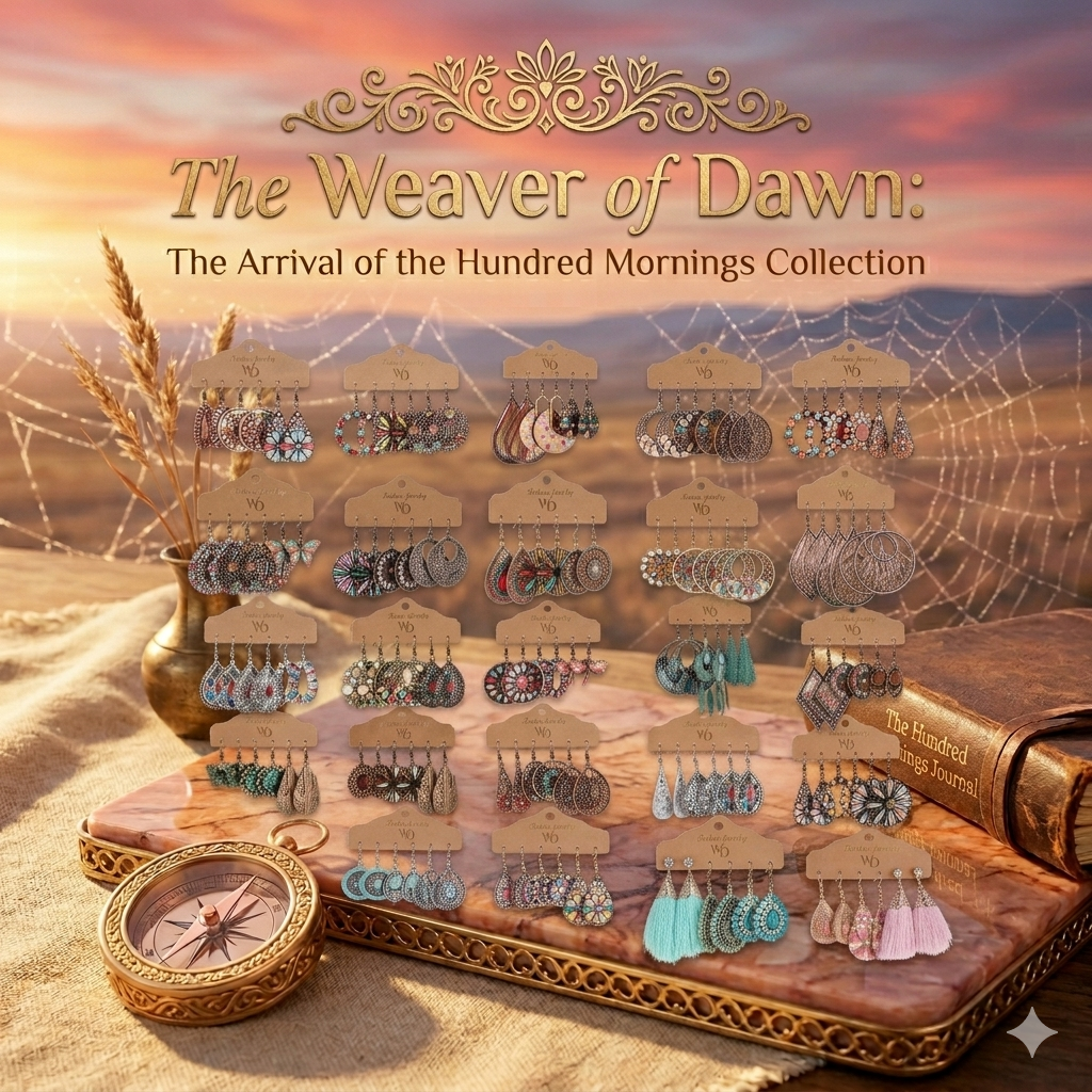 The Drawer of a Hundred Mornings — Boho Earring Sets, fourth story, Pedlar's Attic