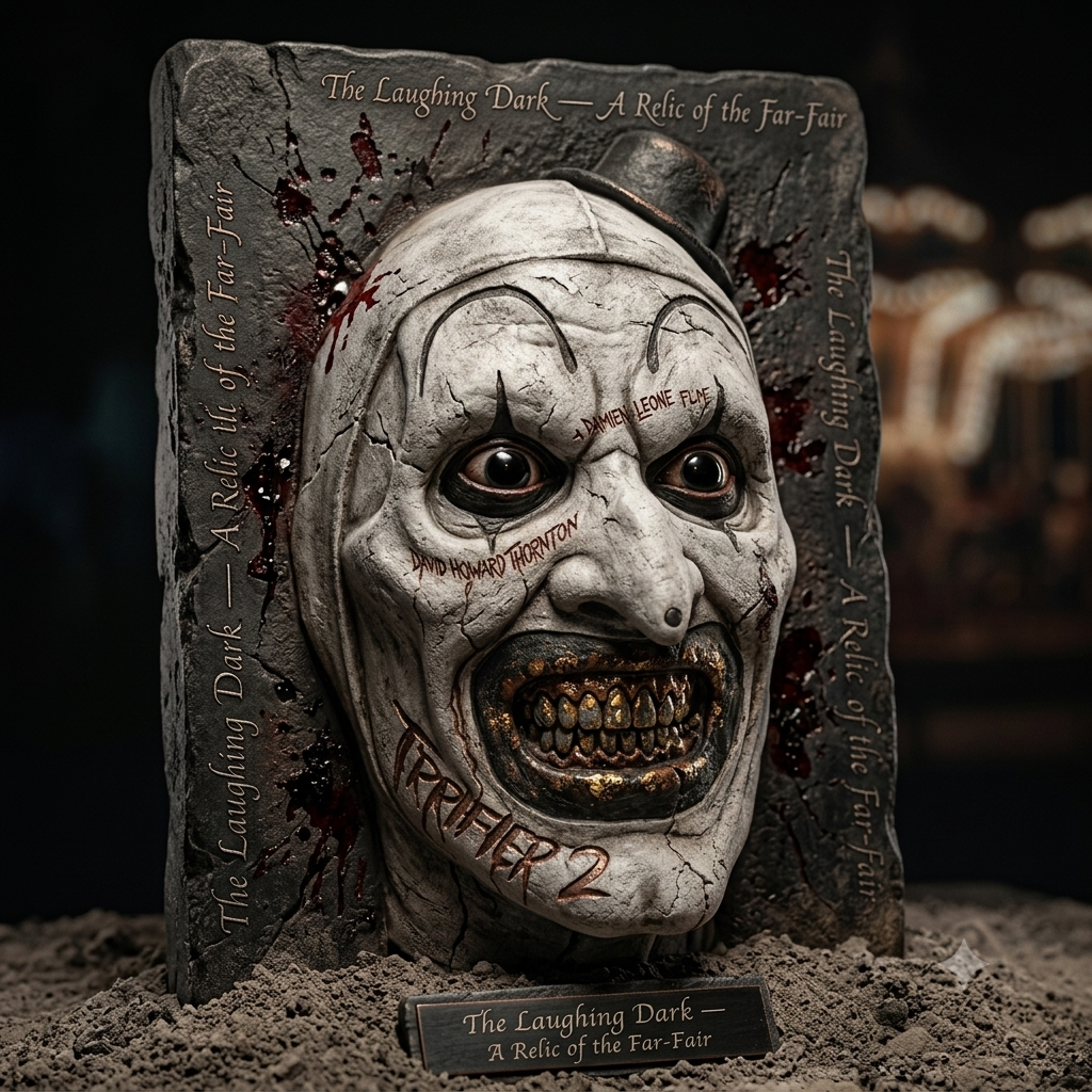 The Laughing Dark — Clown Horror 3D Print Tee | Ashen Plains Carnival | Luna | Pedlar's Attic