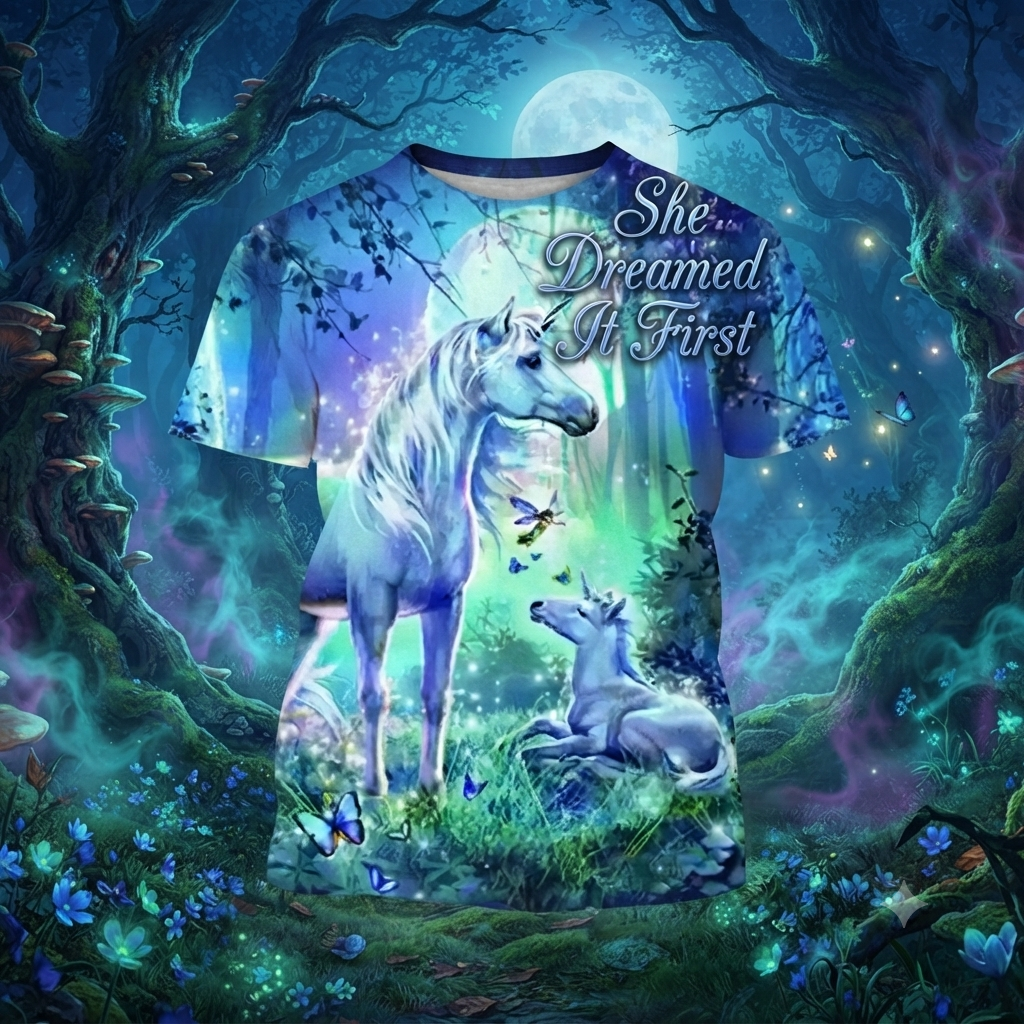 Chelle's Dream — The Unicorn Spirit Graphic Tee | Earthsong Enchantress | Pedlar's Attic