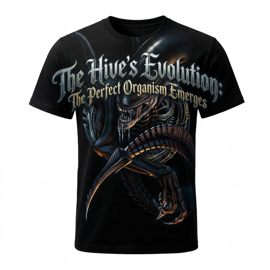 Perfect Organism — Alien Xenomorph 3D Graphic Tee | Pedlar's Attic