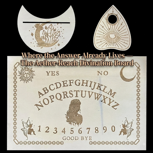 Where the Answer Already Lives — The Aether-Reach Divination Board - Pedlar's Attic
