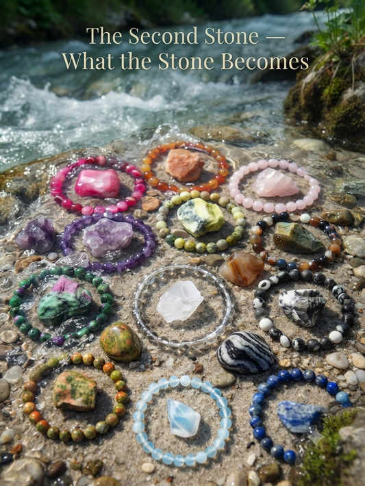 What the Stone Becomes — Natural Stone Bead Bracelets | Sunrise Steppes | Pedlar's Attic