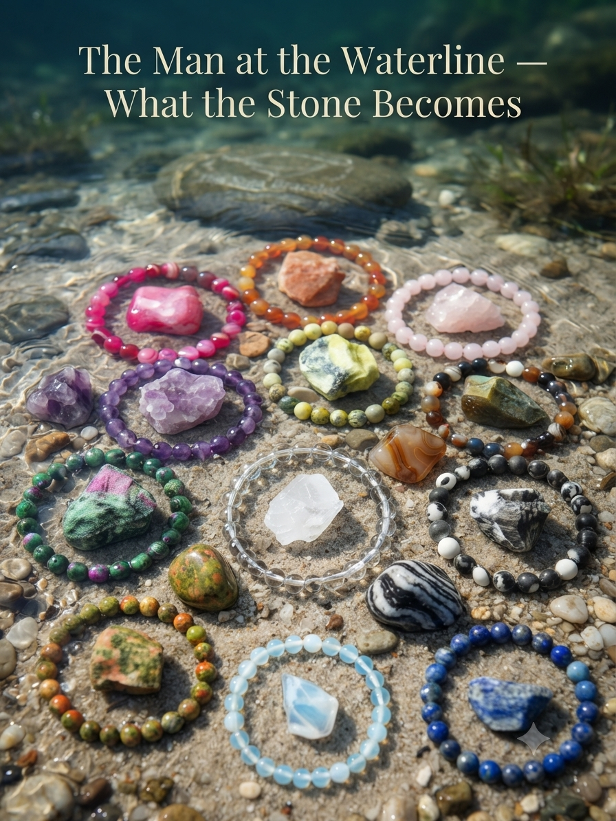 What the Stone Becomes — Natural Stone Bead Bracelets | Sunrise Steppes | Pedlar's Attic