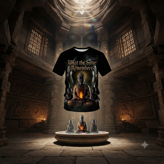 The Awakened One — Gautama Buddha Face 3D Print Tee | The Spire | Pedlar's Attic
