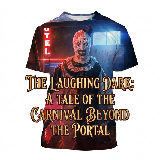 The Laughing Dark — Horror Clown 3D Print Tee at Pedlar's Attic