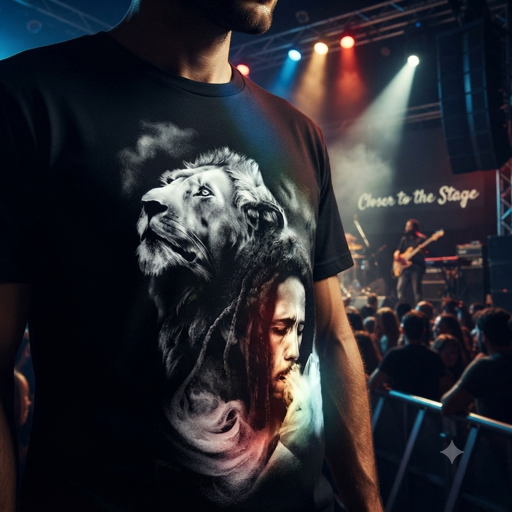 One Love, One Tee — Reggae Legend 3D Print Tee | Pedlar's Attic