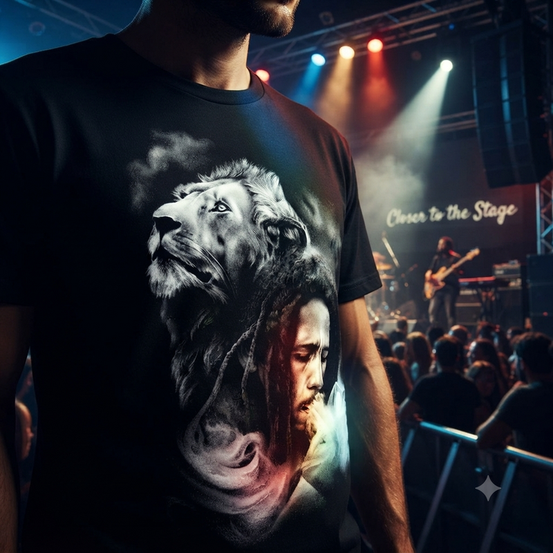One Love, One Tee — Reggae Legend 3D Print Tee | Pedlar's Attic