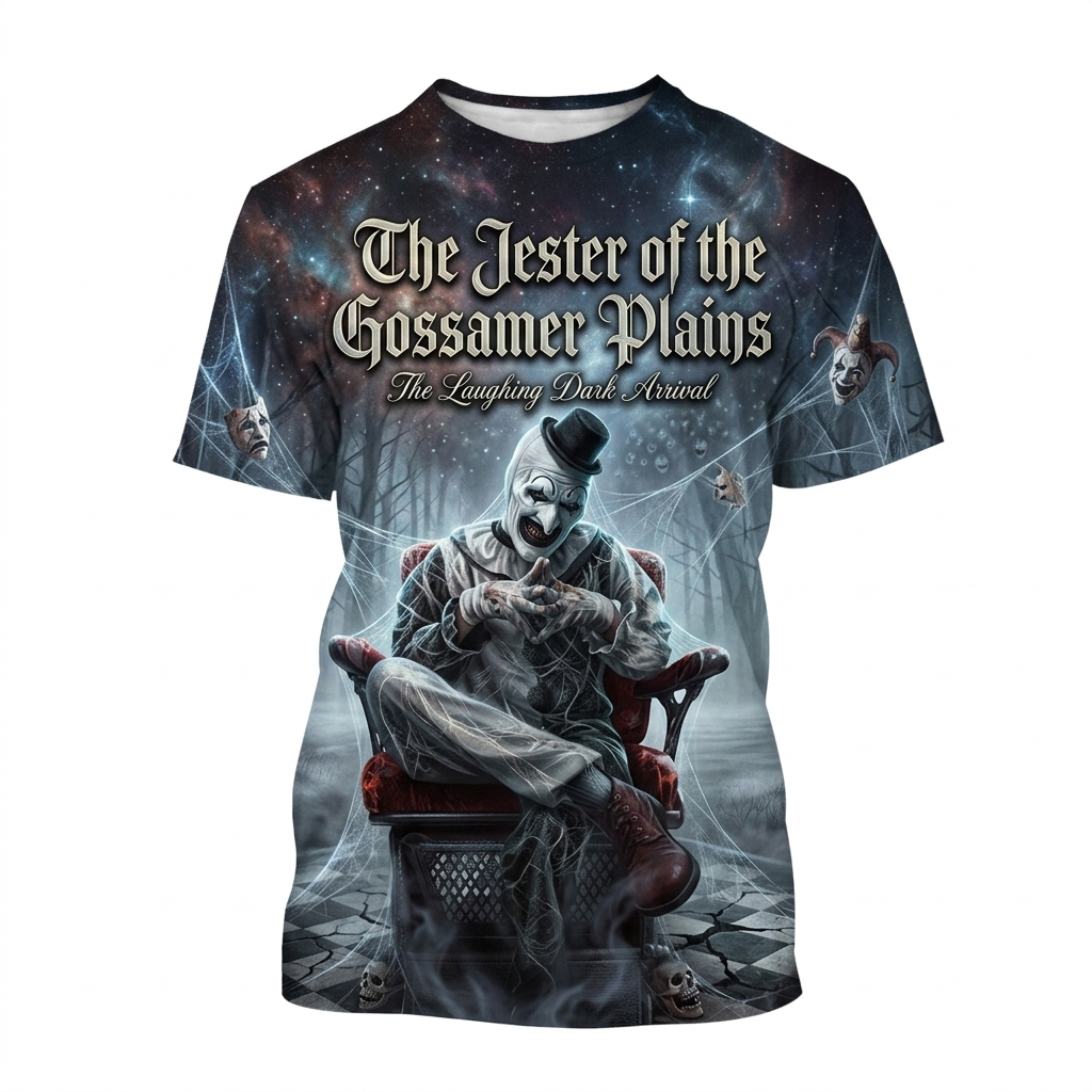 The Laughing Dark — Horror Clown 3D Print Tee at Pedlar's Attic