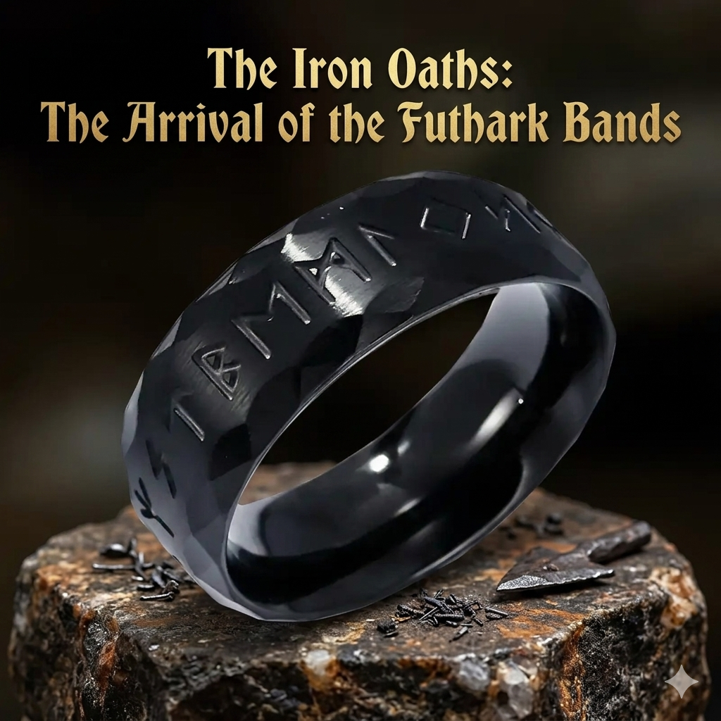 The Runekeeper's Oath — Vintage Odin Norse Viking Amulet Rings at Pedlar's Attic