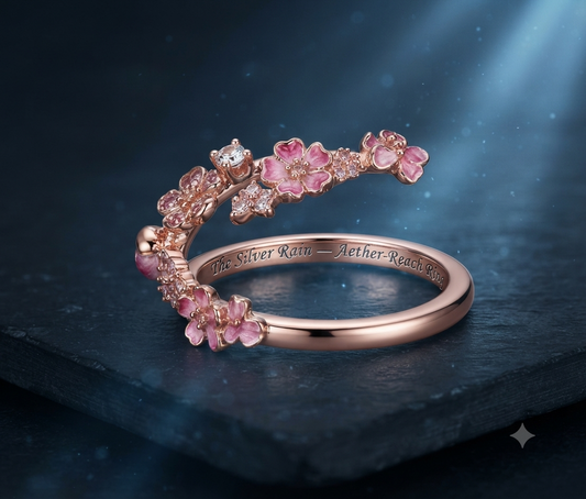 Aether-Reach Ring — 925 Sterling Silver Heart & Butterfly | Pedlar's Attic