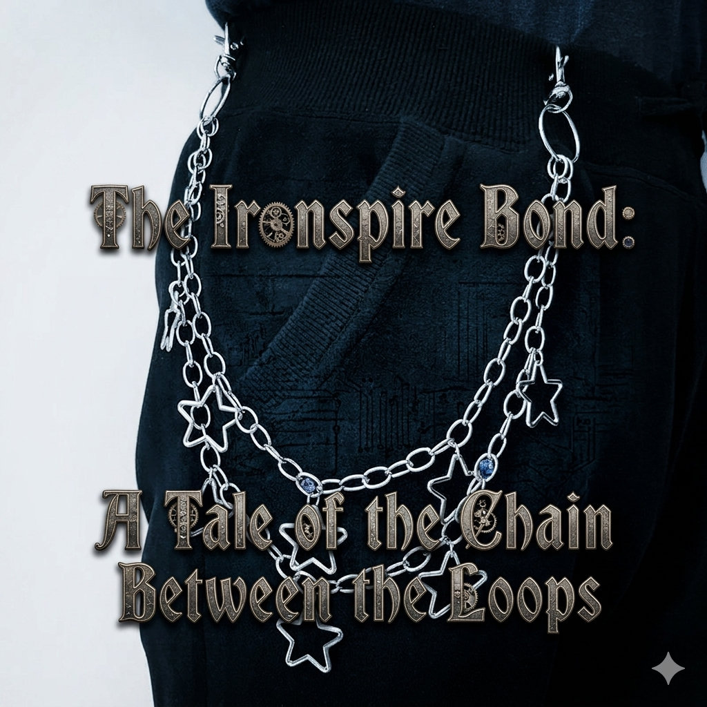 The Chain Between the Loops — Gothic Punk Belt Loop Wallet Chain at Pedlar's Attic