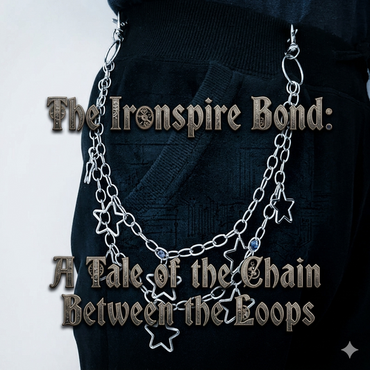 The Chain Between the Loops — Gothic Punk Belt Loop Wallet Chain at Pedlar's Attic