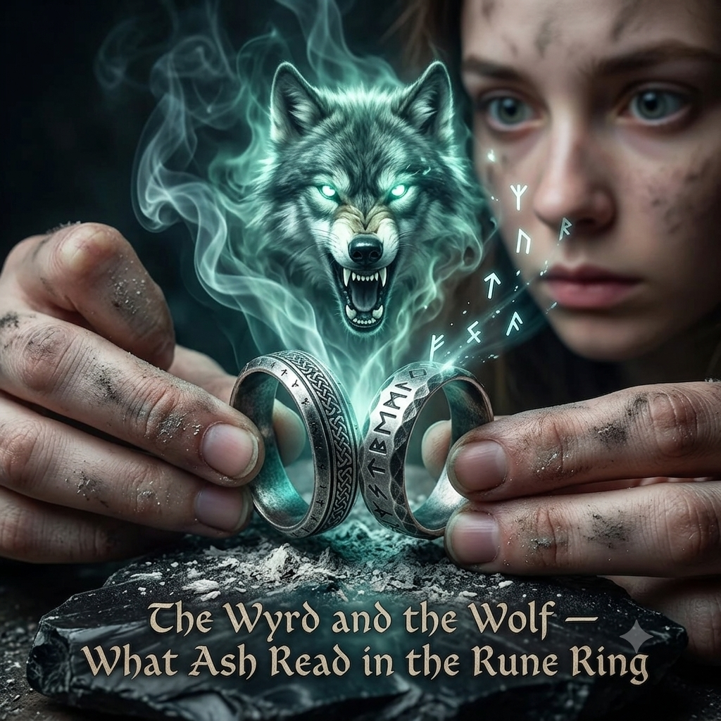 Viking Rune Ring — Stainless Steel Norse Amulet Band | Fenrisheim | Pedlar's Attic