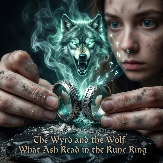 Viking Rune Ring — Stainless Steel Norse Amulet Band | Fenrisheim | Pedlar's Attic