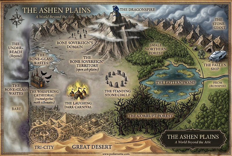 The Ashen Plains — World File & Canon Index