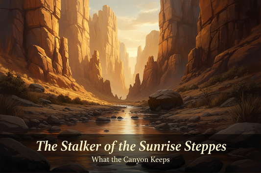 The Stalker of the Sunrise Steppes — What the Canyon Keeps | Sunrise Steppes Canon | Pedlar's Attic
