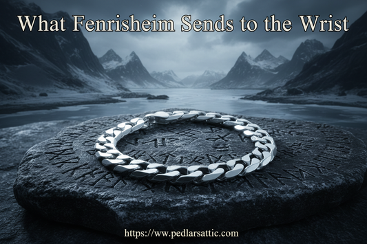 What Fenrisheim Sends to the Wrist — Fenrisheim Chain Bracelet 925 Sterling Silver | Pedlar's Attic