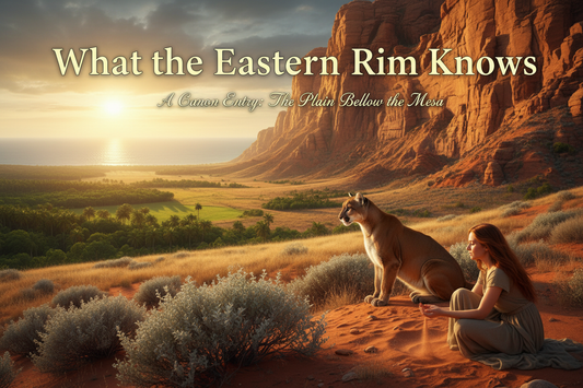 What the Eastern Rim Knows — A Canon Entry: The Plain Below the Mesa - Pedlar's Attic