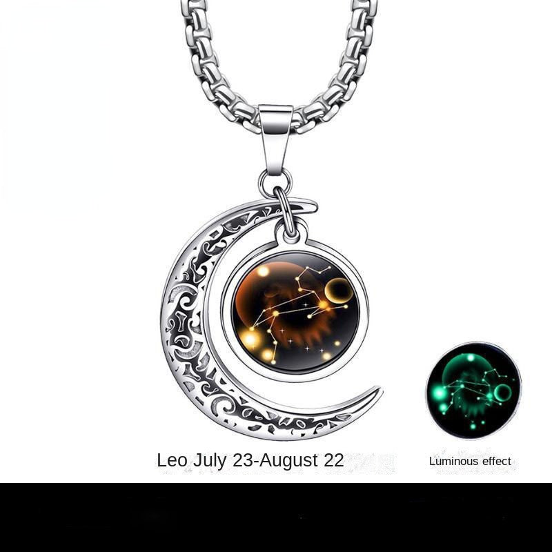 The Zodiac, Necklace for Men Stainless Steel Mens Necklaces Set Jewelry Gifts With Chain And Pendant, Multiple styles