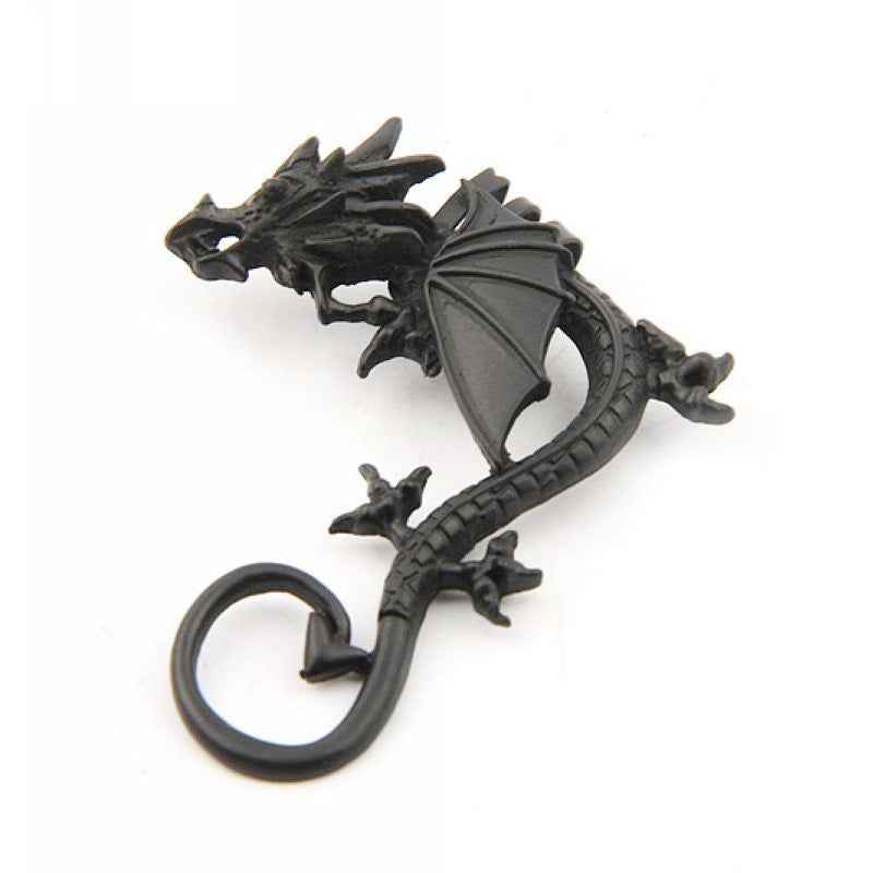 New Earrings Popular New Personality Punk Style Earrings Without Ear Holes Exaggerated Dragon Ear Clip Earrings - Pedlar's Attic