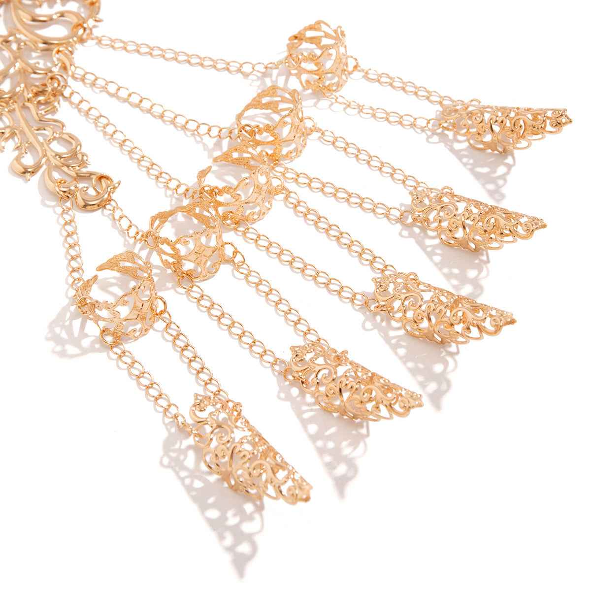 Gothic style hollow conical nail cover Nail cover Punk connected finger nail cover - Pedlar's Attic