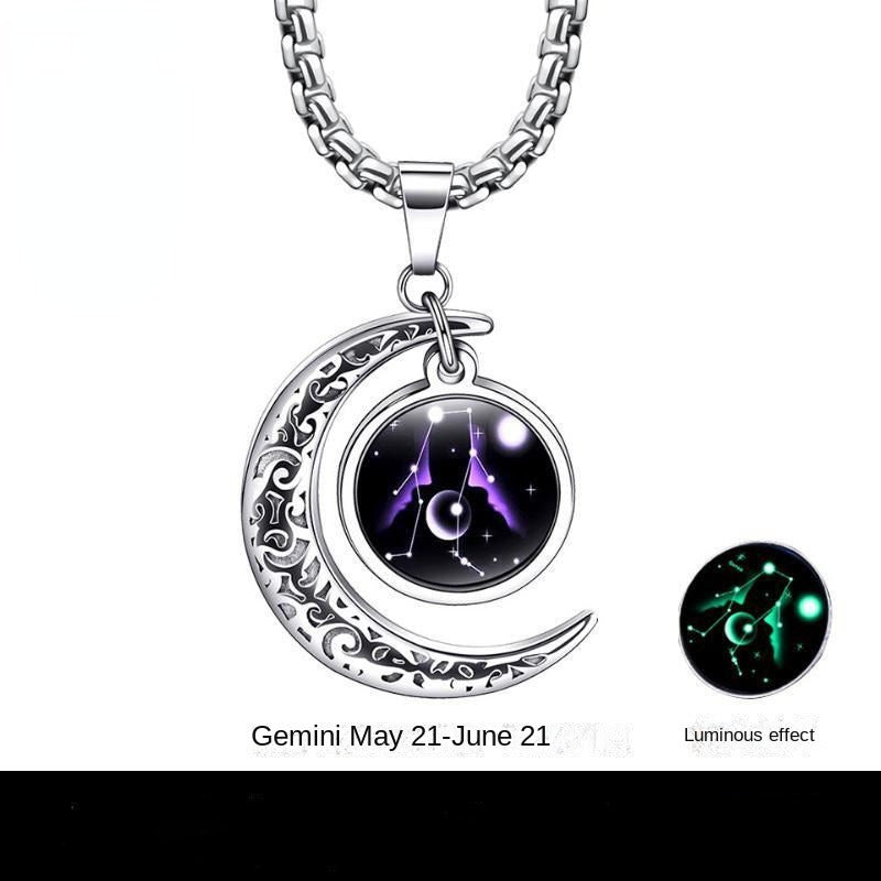 The Zodiac, Necklace for Men Stainless Steel Mens Necklaces Set Jewelry Gifts With Chain And Pendant, Multiple styles