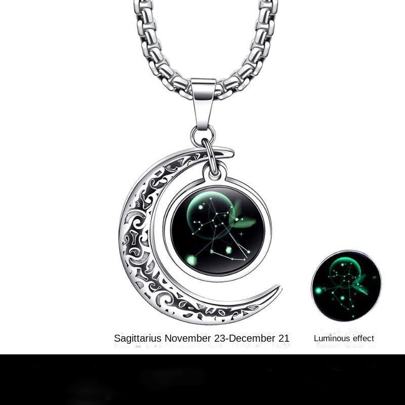 The Zodiac, Necklace for Men Stainless Steel Mens Necklaces Set Jewelry Gifts With Chain And Pendant, Multiple styles