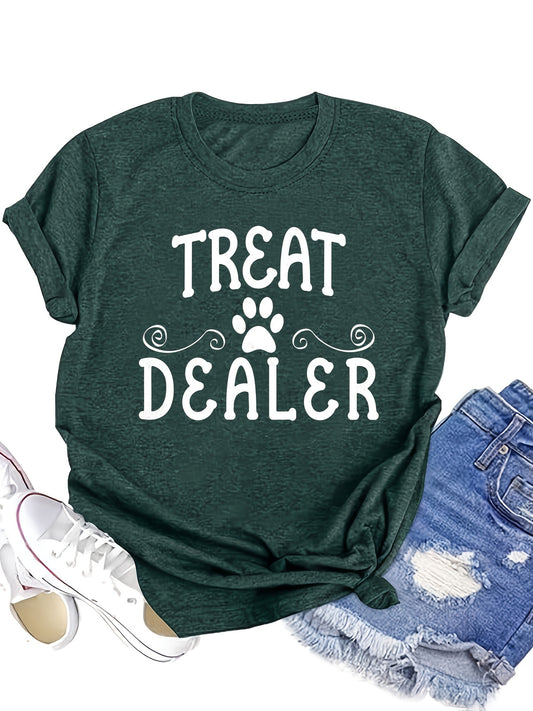European and American Fashion Printed Women's T-shirt