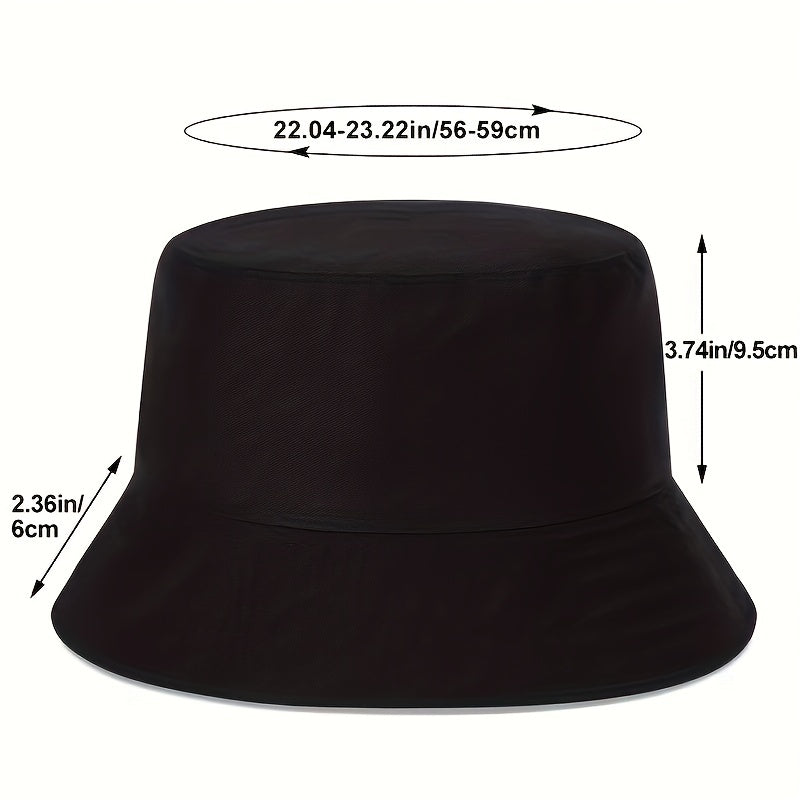 1pc Mens Fashionable Leaf Pattern Woven Polyester Bucket Hat - Non-Stretch, Classic Design, Perfect for Outdoor Activities - Durable and Comfortable