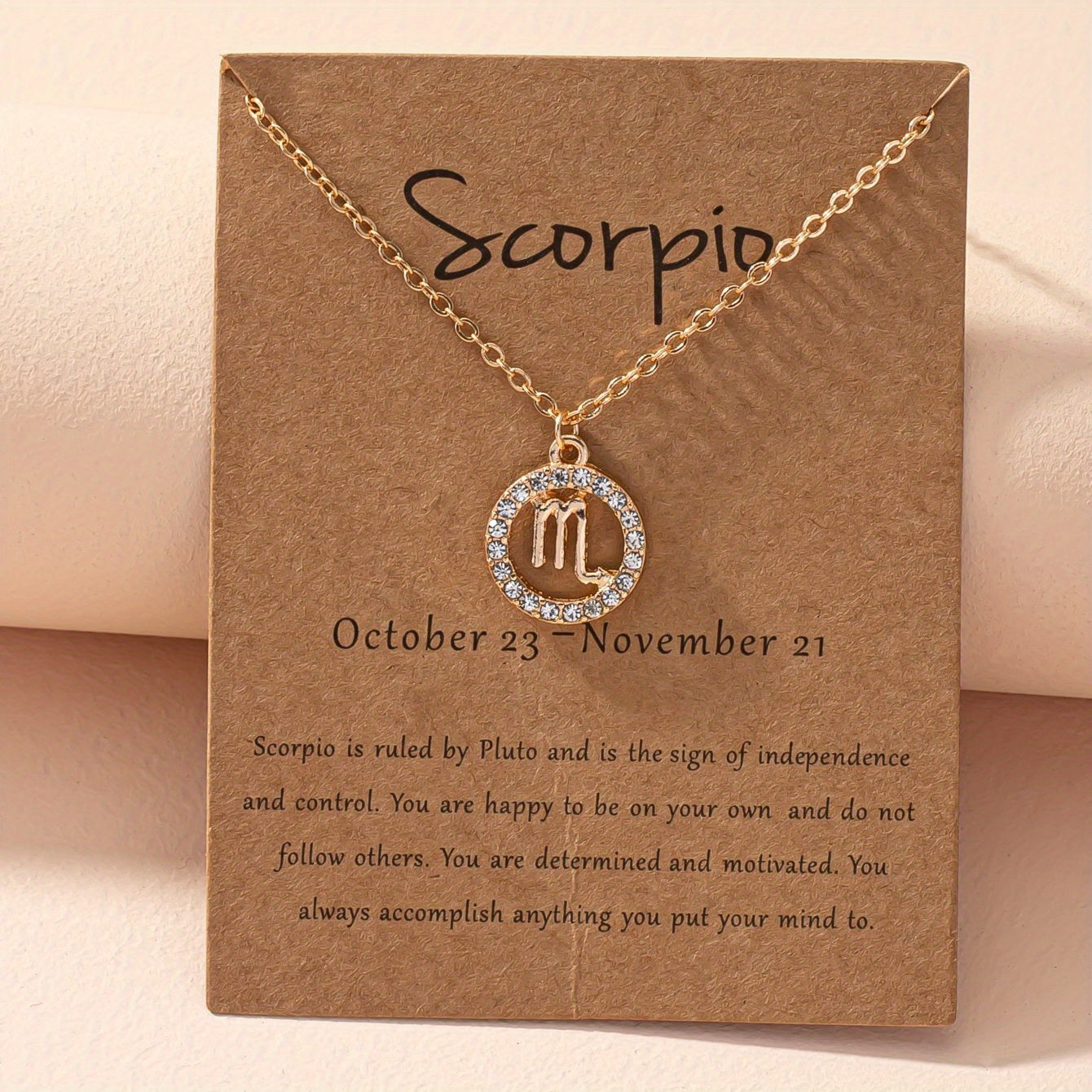Twelve Zodiac Constellations Pendant Necklace - Elegant Chain, Letter Horoscope, Birthday Blessing Card Included, Unique Astrology Gift for Him/Her, Perfect for Any Occasion