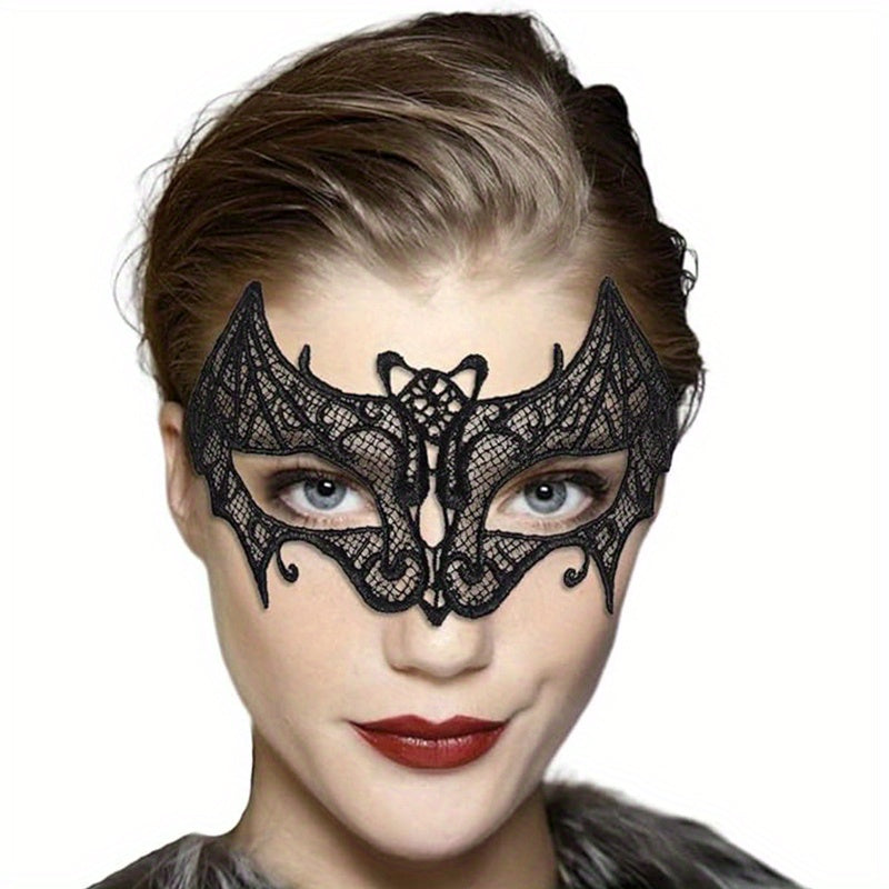 Halloween Lace Masks Black Masquerade Ball Venetian Eyemask Cosplay Costume Jewelry For Women
