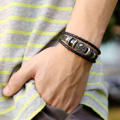 Punk Bracelets Genuine Leather Bracelets - Pedlar's Attic