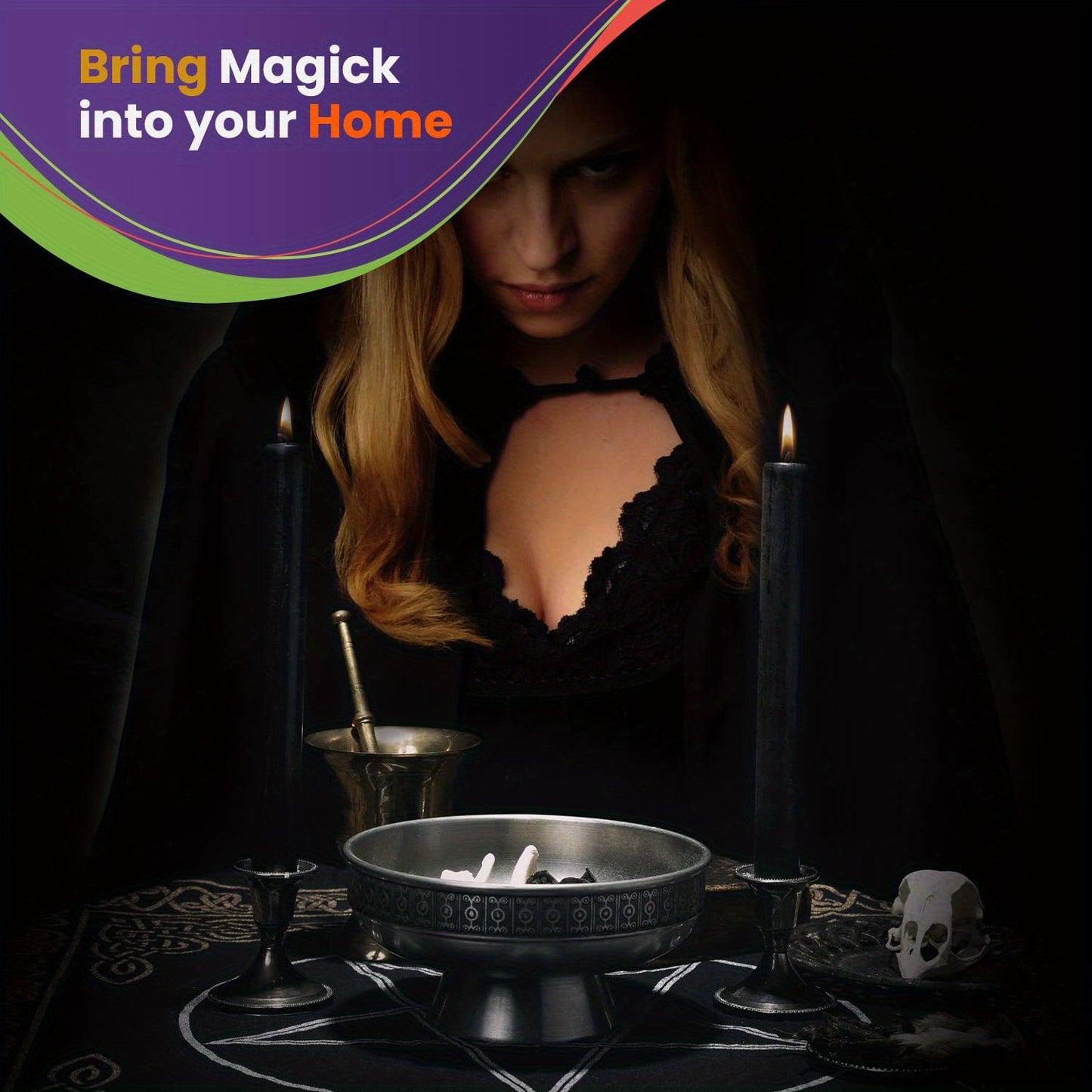 Premium Black Spell Chime Candles - 10/20pcs, Unscented Mini Taper For Rituals, Meditation & Home Decor, Smokeless Paraffin Wax, Perfect For Altar, Prayer & Birthdays