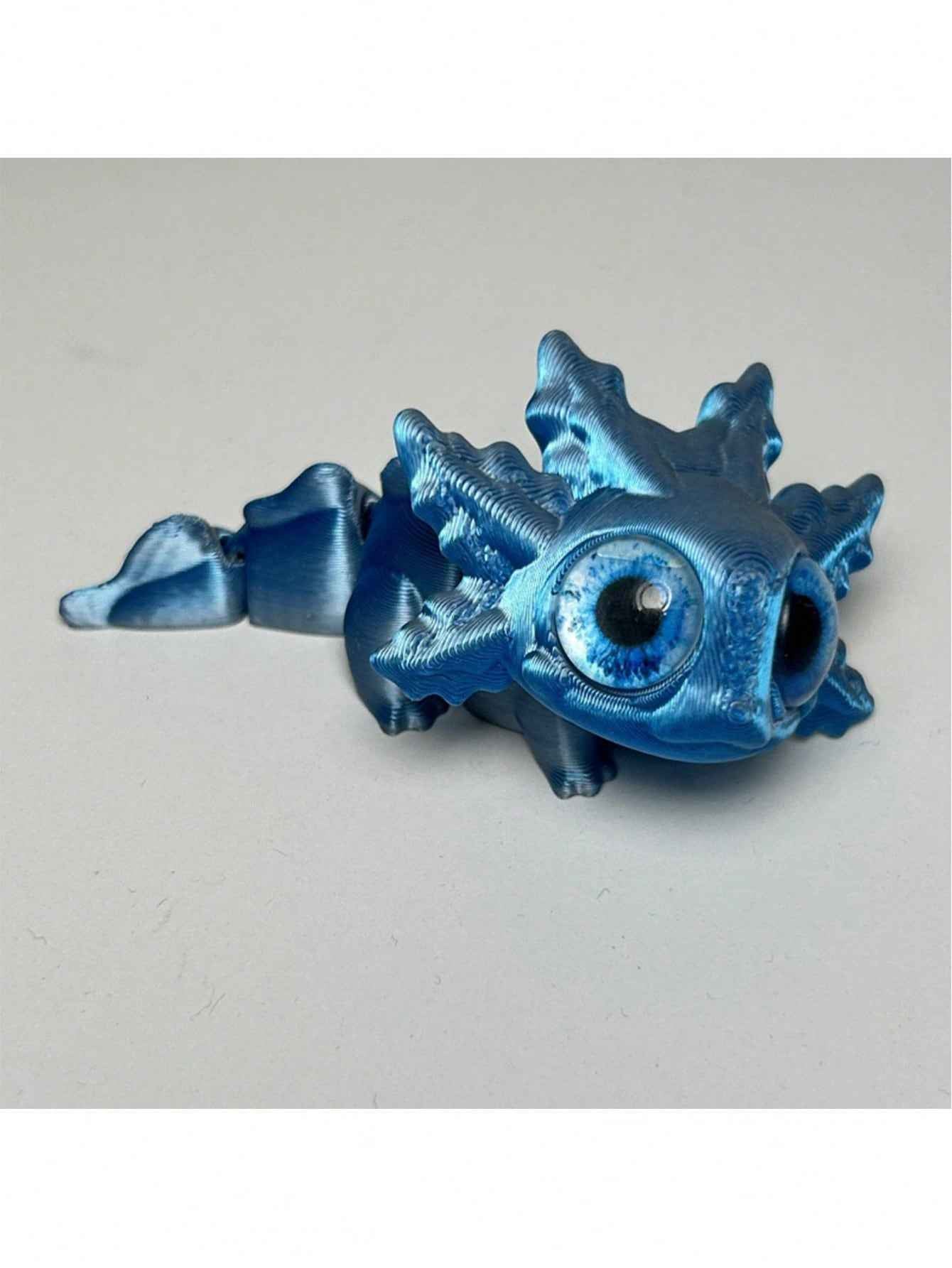 3D-Printed Salamander – Movable Joints, Realistic Eyes, Bright Colours, Durable Plastic Mini Collectible Suitable For Teenagers And Adults, Unique Gift Idea, Mini Toy Gift - Pedlar's Attic