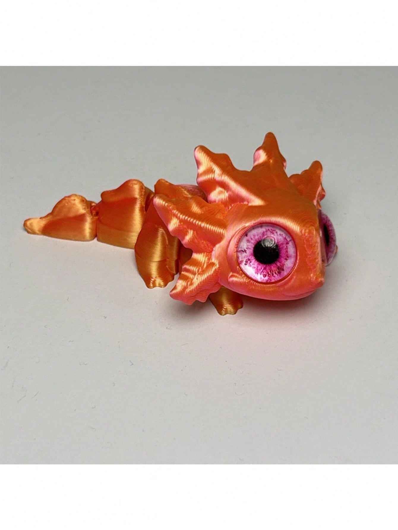 3D-Printed Salamander – Movable Joints, Realistic Eyes, Bright Colours, Durable Plastic Mini Collectible Suitable For Teenagers And Adults, Unique Gift Idea, Mini Toy Gift - Pedlar's Attic