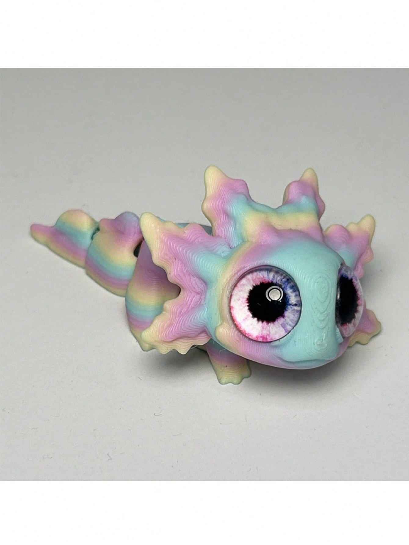 3D-Printed Salamander – Movable Joints, Realistic Eyes, Bright Colours, Durable Plastic Mini Collectible Suitable For Teenagers And Adults, Unique Gift Idea, Mini Toy Gift - Pedlar's Attic