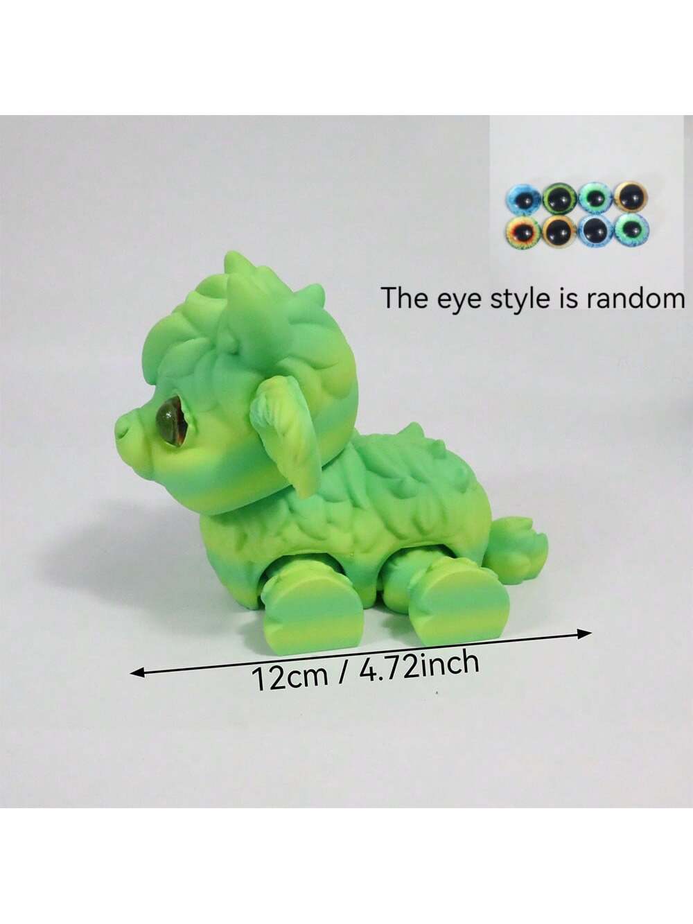 1pc 3D Printed Yak Statue, Home Decor, Figurine With Realistic Eyes And Movable Joints, Suitable For Halloween, Christmas Gifts, Various Occasions, 3D Printed Animal Decoration - Pedlar's Attic