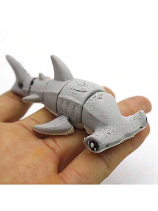 3D Printed Shark Statue Decor, Multi-Color Animal Figurine Suitable For Desk, Car Or Office - Perfect Holiday Gift For Christmas, Halloween - Pedlar's Attic