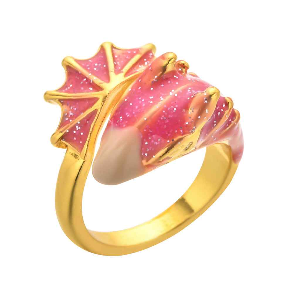 Jade Dragon Ring Lucky Finger Pet Ring Adjustable Opening Vintage Delicate Ring - Pedlar's Attic