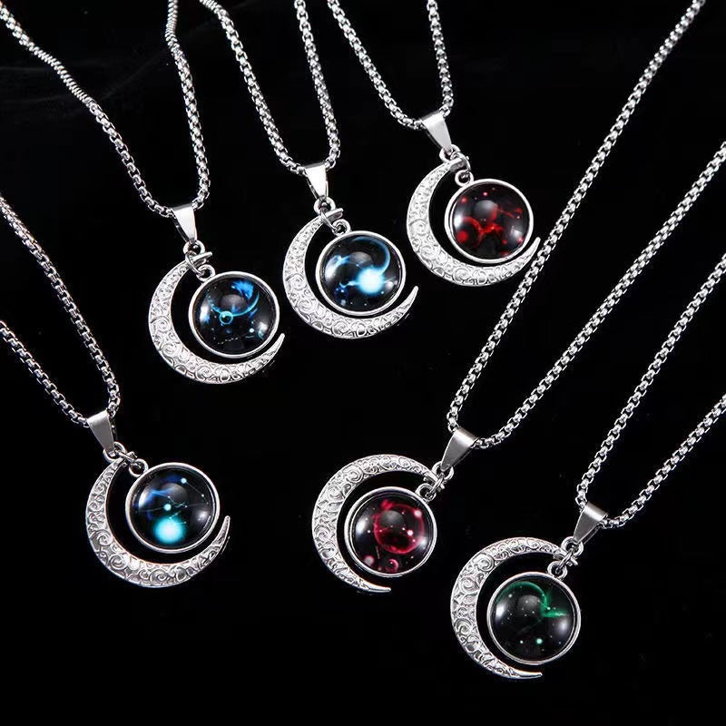 The Zodiac, Necklace for Men Stainless Steel Mens Necklaces Set Jewelry Gifts With Chain And Pendant, Multiple styles
