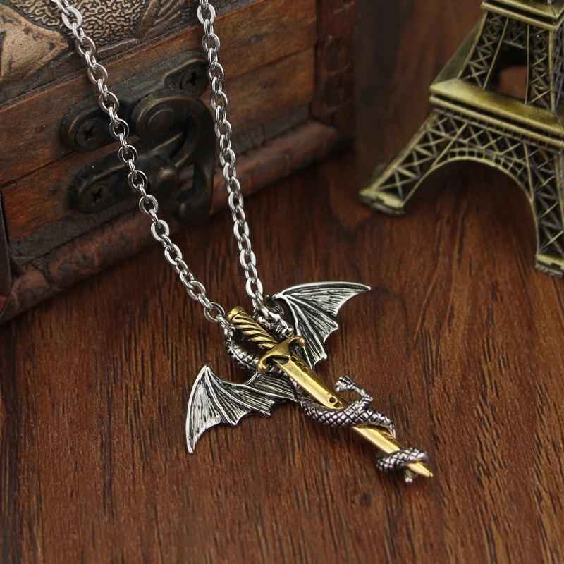 Game of Throne Necklace Flying Dragon With Wings - Pedlar's Attic